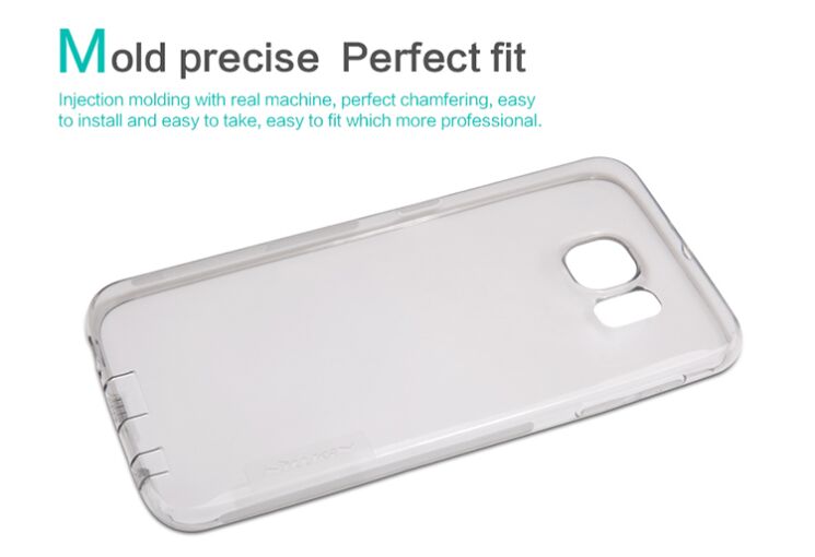 Силиконовая накладка Nillkin 0.6mm Nature TPU для Samsung Galaxy S6 (G920) - White: фото 9 з 13