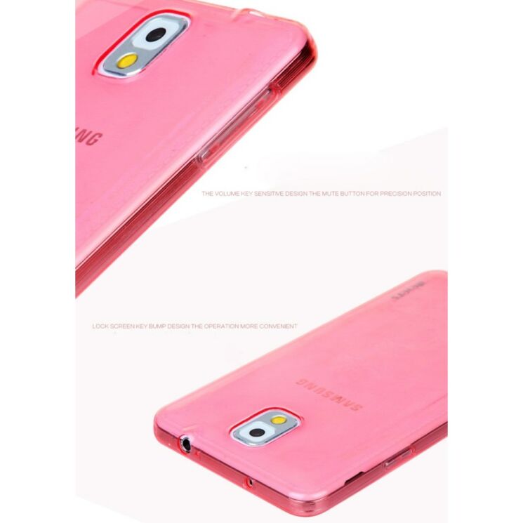 Силиконовая накладка Leiers Ice Series для Samsung Galaxy Note 3 (N9000) - Transparent: фото 5 из 9