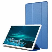 Чохол Deexe Silk Texture для Huawei MediaPad M6 8.4 - Dark Blue: фото 1 з 5