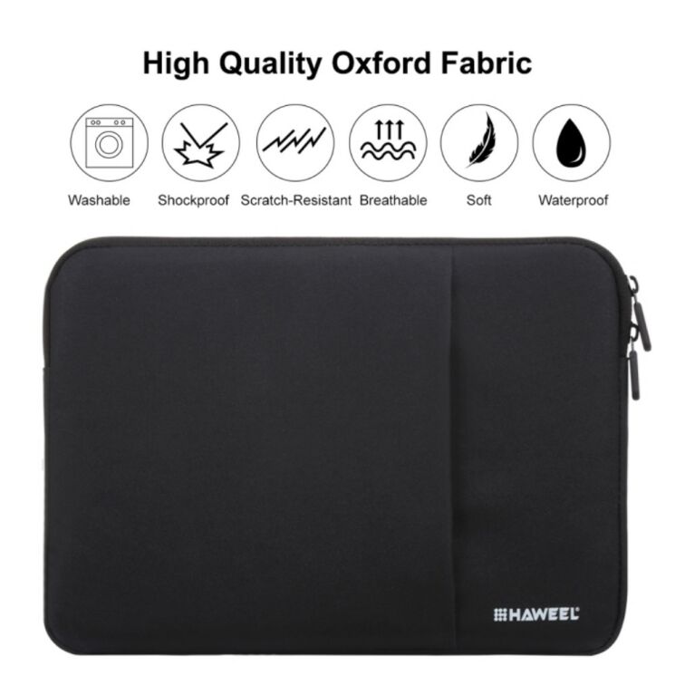 Чехол HAWEEL Oxford Pouch для планшета диагональю до 11 дюймов - Black: фото 2 из 10