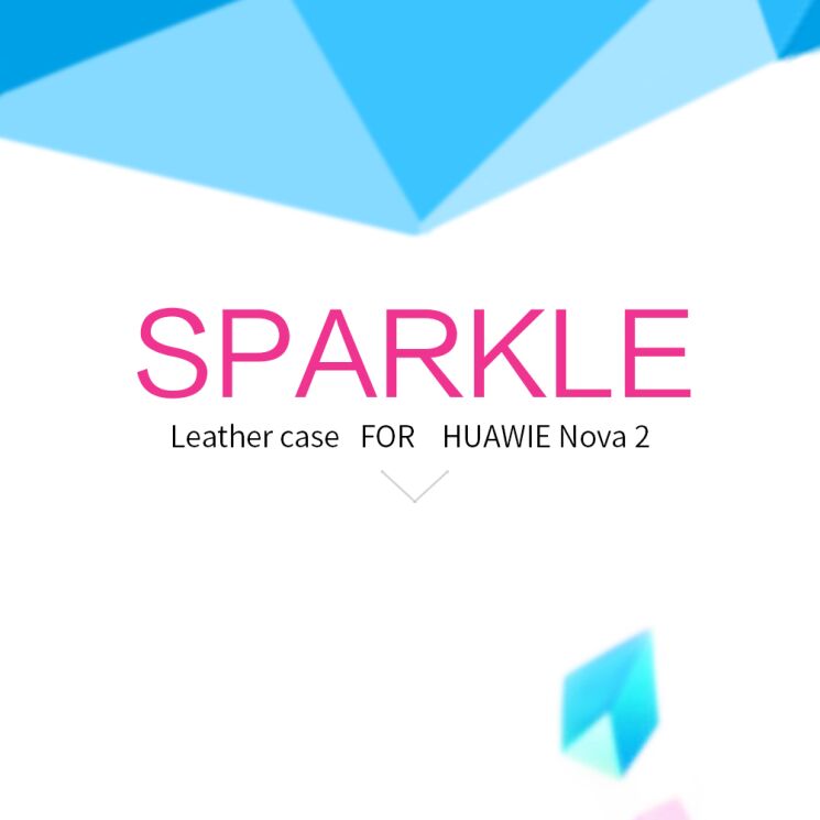 Чохол-книжка NILLKIN Sparkle Series для Huawei Nova 2 - Gold: фото 8 з 21