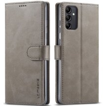 Чехол LC.IMEEKE Wallet Case для Samsung Galaxy A14 (А145) - Grey: фото 1 из 12