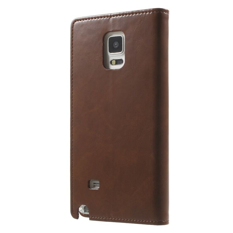 Чехол MERCURY Classic Flip для Samsung Galaxy Note 4 (N910) - Brown: фото 2 из 9