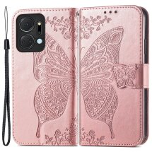 Чохол UniCase Butterfly Pattern для Honor X7a - Rose Gold: фото 1 з 9