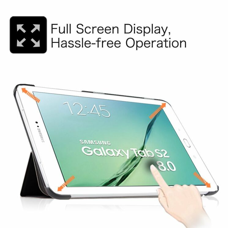 Чехол UniCase Slim для Samsung Galaxy Tab S2 8.0 (T710/715) - Orange: фото 13 из 15