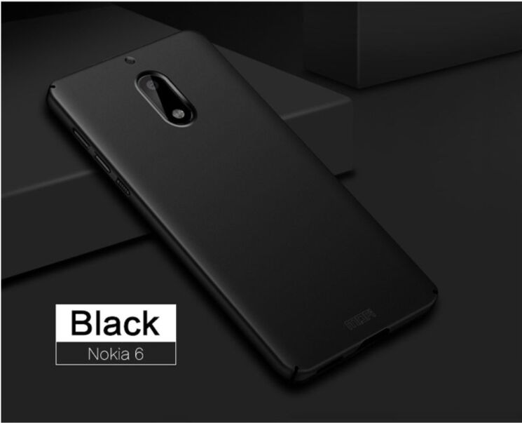 Пластиковий чохол MOFI Slim Shield для Nokia 6 - Black: фото 2 з 10