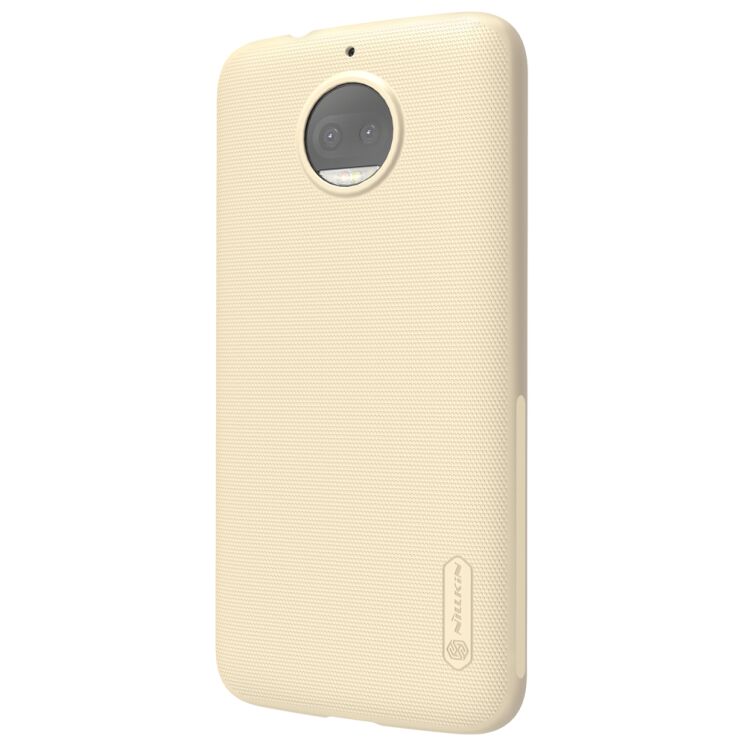 Пластиковий чохол NILLKIN Frosted Shield для Motorola Moto G5s Plus - Gold: фото 4 з 15