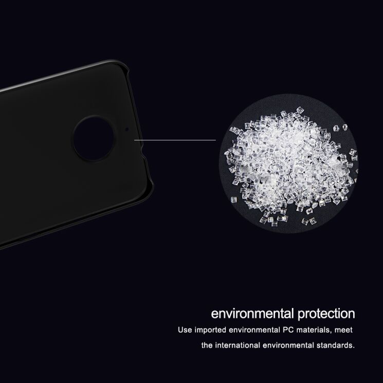 Пластиковий чохол NILLKIN Frosted Shield для Motorola Moto G5s Plus - Black: фото 8 з 15