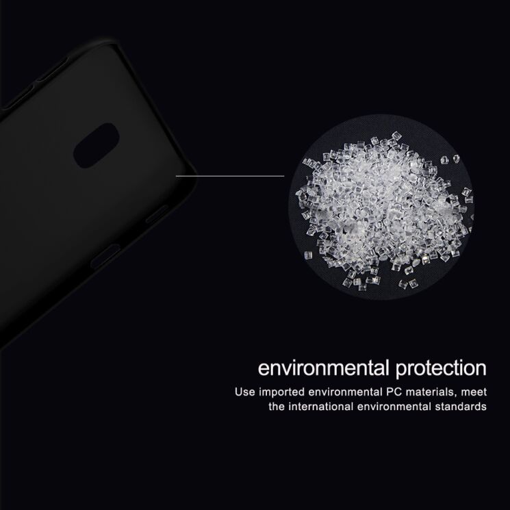Пластиковый чехол NILLKIN Frosted Shield для Samsung Galaxy J3 2017 (J330) - Black: фото 8 из 15