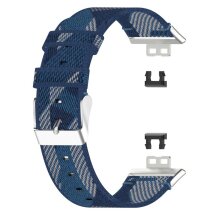Ремешок Deexe Jeans Strap для Huawei Watch Fit - Blue: фото 1 из 3