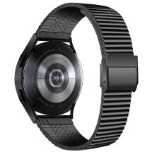Ремінець Deexe Metal Bracelet для годинників з шириною кріплення 20мм - Black: фото 1 з 8