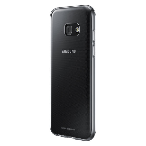 Силіконовий (TPU) чохол Clear Cover для Samsung Galaxy A3 2017 (A320) EF-QA320TTEGRU: фото 5 з 6