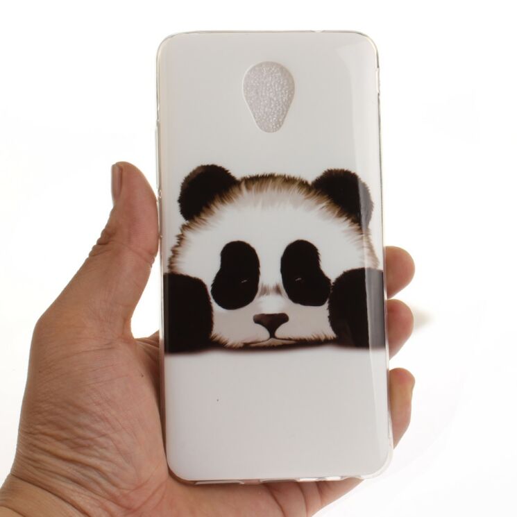 Силиконовый (TPU) чехол Deexe Life Style для Meizu M5 Note - Panda: фото 5 из 6