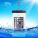 Влагозащитный чехол Deexe Waterproof L для смартфонов размером до 163х90мм - Blue (884407L). Фото 1 из 6