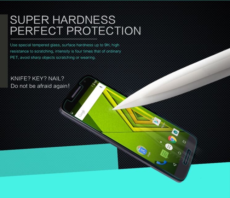 Защитное стекло NILLKIN Amazing H для Motorola Moto X Play: фото 5 из 13
