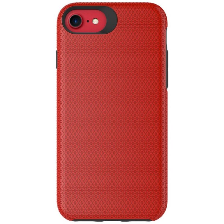 Защитный чехол Deexe Soft Texture для Apple iPhone SE 2 / 3 (2020 / 2022) / iPhone 8 / iPhone 7 - Red: фото 1 из 10
