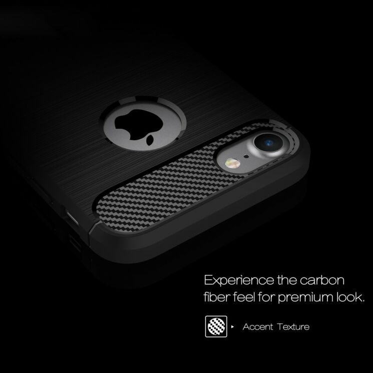 Захисний чохол UniCase Carbon для iPhone 7 / 8 - Dark Blue: фото 4 з 8