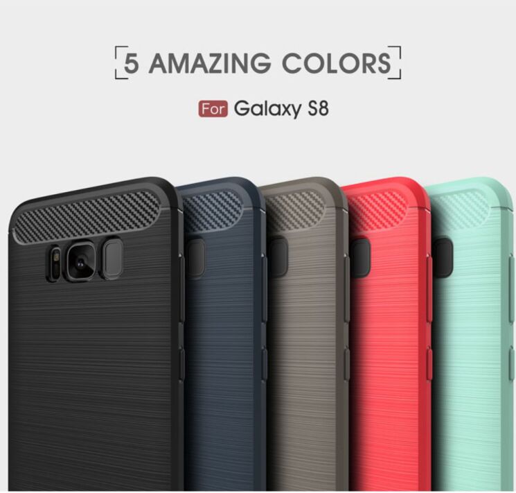 Защитный чехол UniCase Carbon для Samsung Galaxy S8 (G950) - Black: фото 9 из 9
