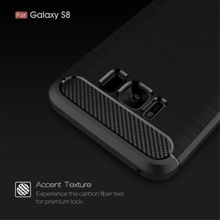 Защитный чехол UniCase Carbon для Samsung Galaxy S8 (G950) - Black: фото 4 из 9