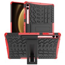 Захисний чохол UniCase Combo для Samsung Galaxy Tab S9 FE Plus (X610/616) - Red: фото 1 з 9