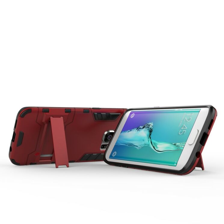Защитный чехол UniCase Hybrid для Samsung Galaxy S7 edge (G935) - Red: фото 5 из 7
