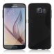Силиконовая накладка Deexe S Line для Samsung Galaxy S6 (G920) - Black (S6-2422B). Фото 1 из 5