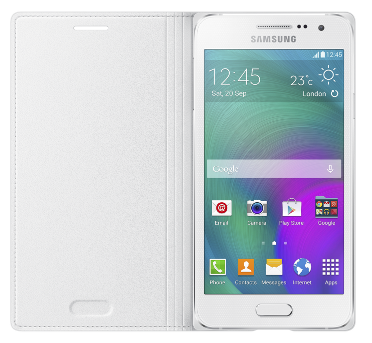 Чехол Flip Cover для Samsung Galaxy A3 (A300) EF-FA300BWEGRU - White: фото 3 из 5