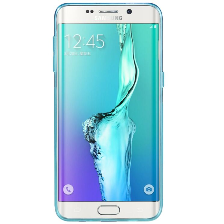 Силиконовая накладка NILLKIN Nature TPU для Samsung Galaxy S6 edge+ (G928) - Blue: фото 3 из 7