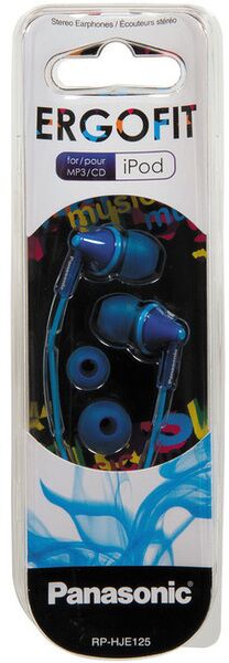 Провідні навушники PANASONIC RP-HJE125E-A - Blue: фото 2 з 2