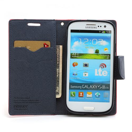 Чохол Mercury Fancy Diary для Samsung Galaxy S3 (i9300) - Red: фото 5 з 9