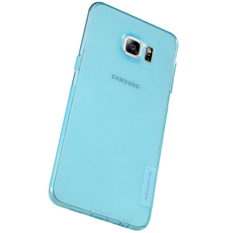Силиконовая накладка NILLKIN Nature TPU для Samsung Galaxy S6 edge+ (G928) - Blue: фото 6 з 7