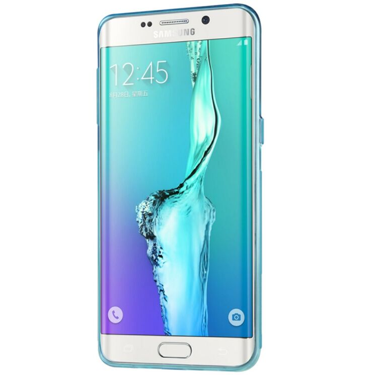 Силиконовая накладка NILLKIN Nature TPU для Samsung Galaxy S6 edge+ (G928) - Blue: фото 4 из 7