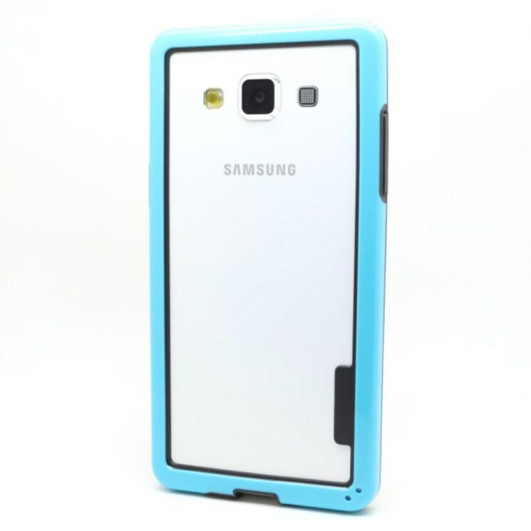 Защитный бампер Deexe Solid Bumper для Samsung Galaxy A5 (A500) - Blue: фото 1 из 16