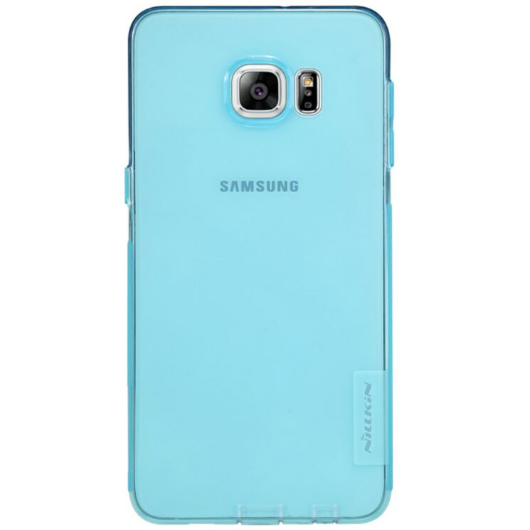 Силиконовая накладка NILLKIN Nature TPU для Samsung Galaxy S6 edge+ (G928) - Blue: фото 2 из 7