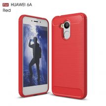 Защитный чехол UniCase Carbon для Huawei Honor 6A - Red: фото 1 из 10