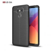 Захисний чохол Deexe Leather Cover для LG G6 - Black: фото 1 з 11