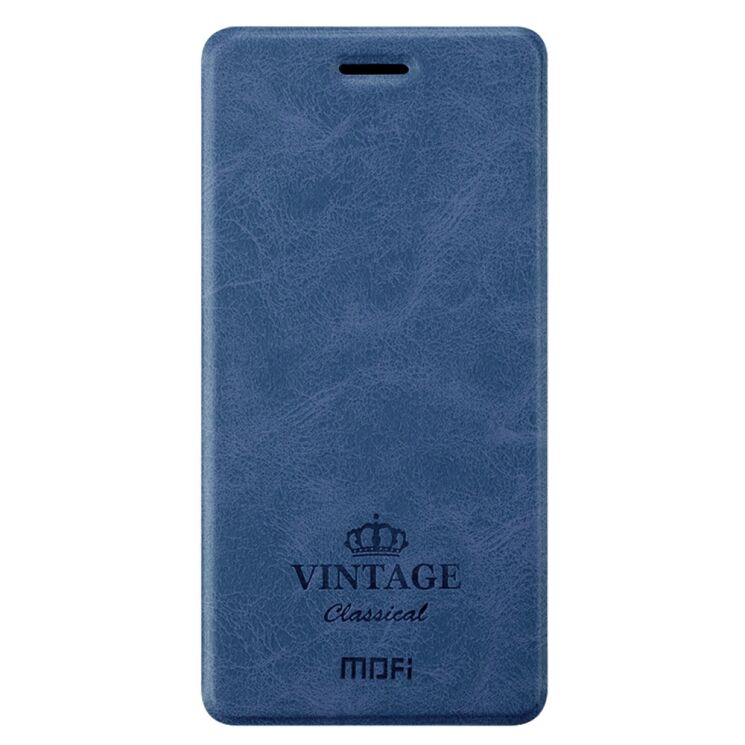 Чехол-книжка MOFI Vintage Series для Meizu M5s - Dark Blue: фото 2 из 8