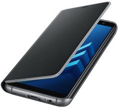Чехол-книжка Neon Flip Cover для Samsung Galaxy A8 2018 (A530) EF-FA530PBEGRU - Black: фото 1 из 7
