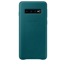 Чехол Leather Cover для Samsung Galaxy S10 (G973) EF-VG973LGEGRU - Green: фото 1 из 5