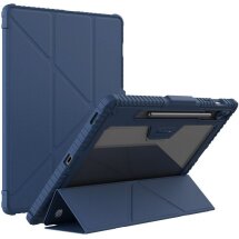 Чохол NILLKIN Bumper Leather Case Pro для Samsung Galaxy Tab S9 FE Plus (X610/616) - Blue: фото 1 з 23