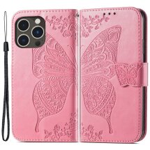 Чохол UniCase Butterfly Pattern для Apple iPhone 15 Pro - Pink: фото 1 з 5