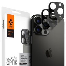 Комплект защитных стекол Spigen (SGP) Optik Lens Protector для Apple iPhone 13 Pro / 13 Pro Max - Black: фото 1 из 18