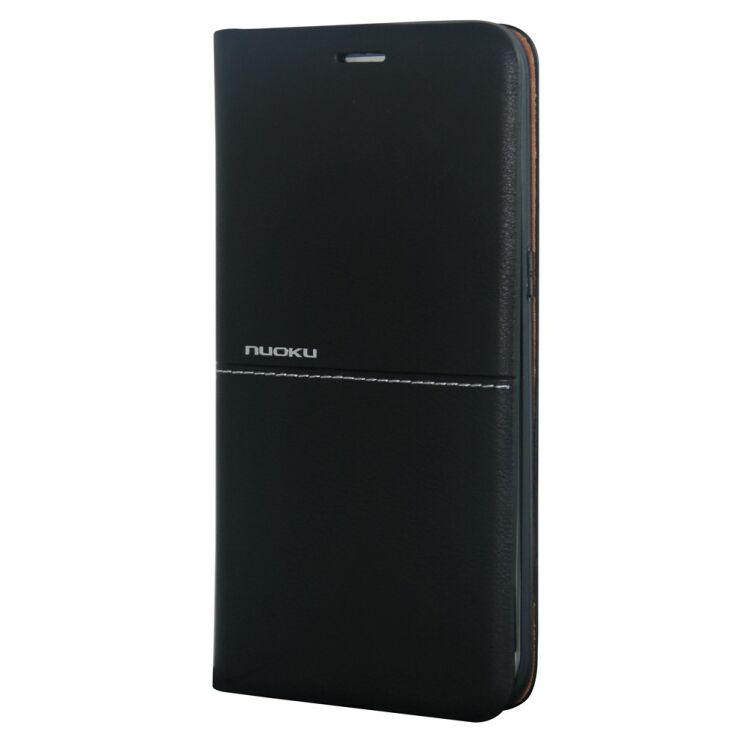 Кожаный чехол NUOKU Royal Series для Samsung Galaxy S7 edge (G935) - Black: фото 3 из 6