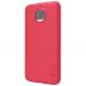 Пластиковий чохол NILLKIN Frosted Shield для Motorola Moto G5s Plus - Red (114706R). Фото 4 з 15