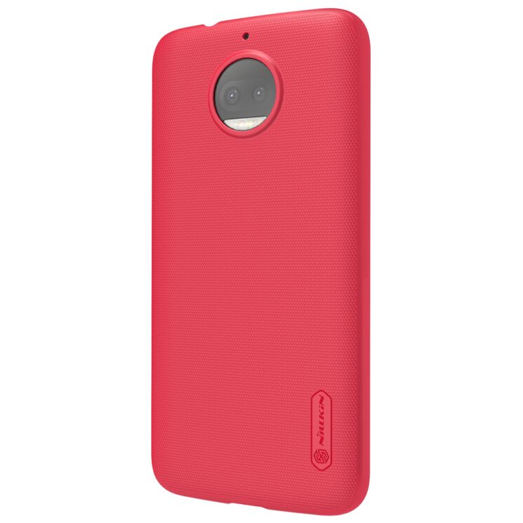 Пластиковий чохол NILLKIN Frosted Shield для Motorola Moto G5s Plus - Red: фото 4 з 15