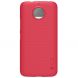Пластиковый чехол NILLKIN Frosted Shield для Motorola Moto G5s Plus - Red (114706R). Фото 5 из 15