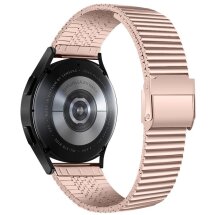 Ремешок Deexe Metal Bracelet для часов с шириной крепления 20мм - Rose Gold: фото 1 из 8