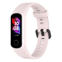 Ремінець UniCase Silicone Strap для Huawei Honor Band 5i / Watch Band 4 - Pink: фото 1 з 5