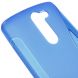 Силиконовая накладка Deexe S Line для LG G3 Stylus (D690) - Blue (GS-8552L). Фото 4 з 6