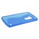 Силиконовая накладка Deexe S Line для LG G3 Stylus (D690) - Blue (GS-8552L). Фото 3 из 6
